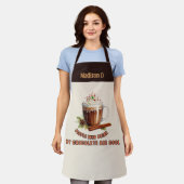 ホットチョコクールーピープル エプロン (着用した状態)