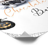 ホットチョコバーリトルブベビーシャワーハロウィーン ポスター (角)