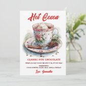 ホットチョコパーソナライズされたレートレシピ シーズンカード (スタンド正面)
