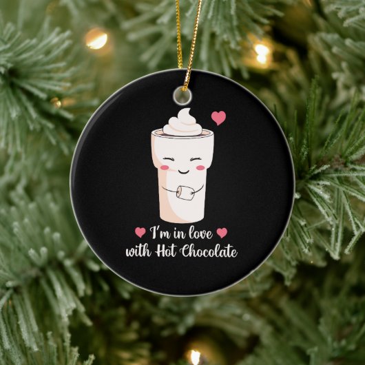 ホットチョコレートが大好き セラミックオーナメント (ツリー)