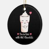 ホットチョコレートが大好き セラミックオーナメント (左)