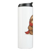 ホットチョコレートでコージークリスマススロース – かわいい勝ち タンブラー (回転左)