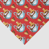 ホットチョコレートとクッキーを使ったクリスマスマグカップ 薄葉紙 (詳細)