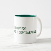 ホットチョコレートとコージースセーター冬 ツートーンマグカップ (正面右)