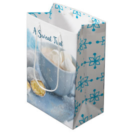 ホットチョコレートとトリート ミディアムペーパーバッグ