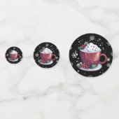 ホットチョコレートのクリスマスカップ コンフェッティ (裏面)