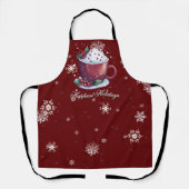 ホットチョコレートのクリスマスカップ | レッド エプロン (正面)