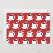 ホットチョコレートのクリスマスパーティー（横向き） 招待状 (裏面)