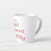 ホットチョコレートの冬 カフェラテマグ (右アングル)