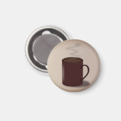 ホットチョコレートの大カップ マグネット (正面/裏面)