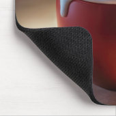 ホットチョコレートの雪だるま マウスパッド (コーナー)