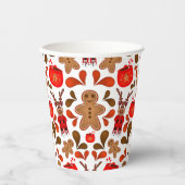 ホットチョコレートを使ったかわいいカスキーのクリスマストナカイ 紙コップ (正面)