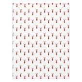 ホットチョコレートを使ったカスカイかわいいクリスマストナカイ テーブルクロス (正面)