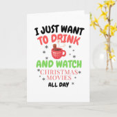 ホットチョコレートを飲みたいだけ カード (黄色い花)