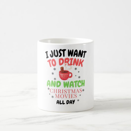 ホットチョコレートを飲みたい コーヒーマグカップ (中央)