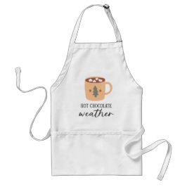 ホットチョコレートウェザーフェスティバルホリデー スタンダードエプロン