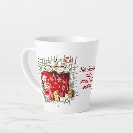 ホットチョコレートウェザーラテマグ カフェラテマグ (左アングル)