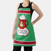 ホットチョコレートオールオーバープリントエプロン エプロン (インサイチュ)