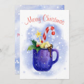 ホットチョコレートキャンディーケーン シーズンカード (正面/裏面)