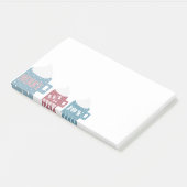 ホットチョコレートキャンプマカスタムグパーソナライズされた ポストイット (アングル)