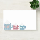 ホットチョコレートキャンプマカスタムグパーソナライズされた ポストイット (オフィス)