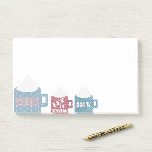 ホットチョコレートキャンプマカスタムグパーソナライズされた ポストイット (デスク)