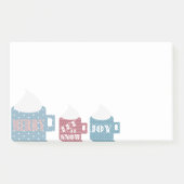 ホットチョコレートキャンプマカスタムグパーソナライズされた ポストイット (正面)