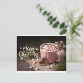 ホットチョコレートクリスマスカード シーズンポストカード (スタンド正面)