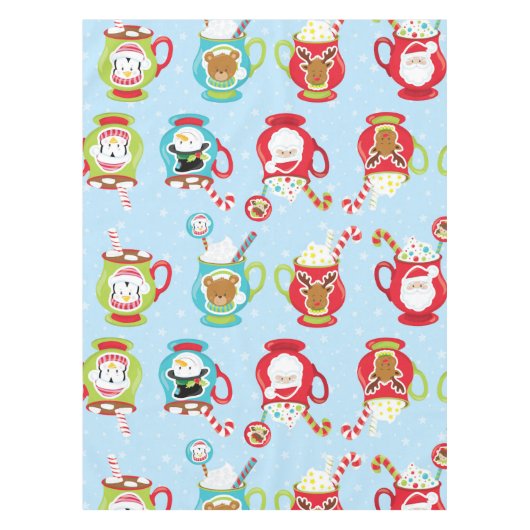 ホットチョコレートクリスマステーブルクロス テーブルクロス (正面)