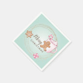 ホットチョコレートクリスマスパーティーナプキンス スタンダードカクテルナプキン (角)