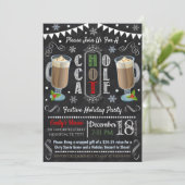 ホットチョコレートクリスマスパーティー 招待状 (スタンド正面)