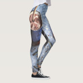 ホットチョコレートコーヒーモーニングムードレギンス レギンス (右)