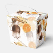 ホットチョコレートシナモンオレンジシーズンのご挨拶 フェイバーボックス (裏面サイド)