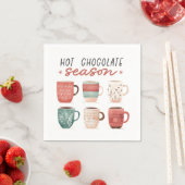 ホットチョコレートシーズン スタンダードカクテルナプキン (インサイチュ)