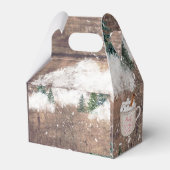 ホットチョコレートスノーベビーそれがコールドボーイベビー フェイバーボックス (裏面サイド)