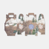 ホットチョコレートスノーベビーそれがコールドボーイベビー フェイバーボックス (折り畳みなし)