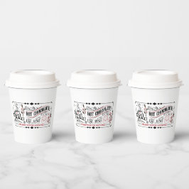 ホットチョコレートノースポールクリスマスパーティー 紙コップ