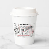 ホットチョコレートノースポールクリスマスパーティー 紙コップ (正面)