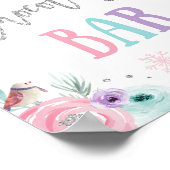 ホットチョコレートバーココアウィンターオネダーランド誕生日 ポスター (角)