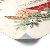 ホットチョコレートバーステーションDIYアイディアクリスマスパーティー ポスター (角)