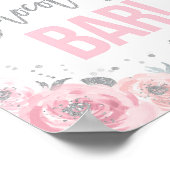 ホットチョコレートバーピンクウィンターワンダーランドパーティー ポスター (角)