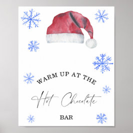 ホットチョコレートバーポスターで冬のウォーミングアップ ポスター