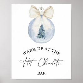 ホットチョコレートバーポスターで冬のウォーミングアップ ポスター