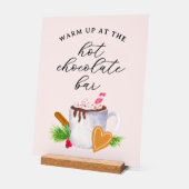 ホットチョコレートバー アクリルサイン (傾斜)