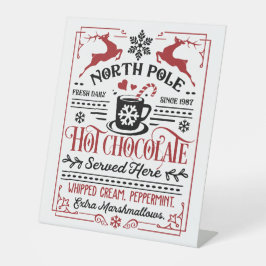 ホットチョコレートパーティー局 台座サイン