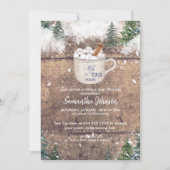 ホットチョコレートベビーブルーの外は冷王室のたい 招待状 (正面)