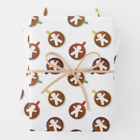 ホットチョコレートホリデークリスマスマシュマシュマロ応援 ラッピングペーパーシート (インサイチュ)