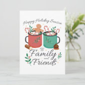 ホットチョコレートホリデードリンク、ハッピーホリデーシーズン シーズンカード (スタンド正面)