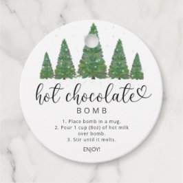ホットチョコレートボムタグ 常緑ホットココアボム フェイバータグ