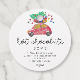 ホットチョコレートボムタグ 常緑ホットココアボム フェイバータグ